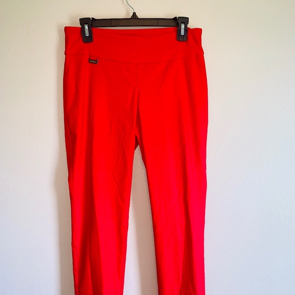 Red Statement Slacks - Picture 1 of 3